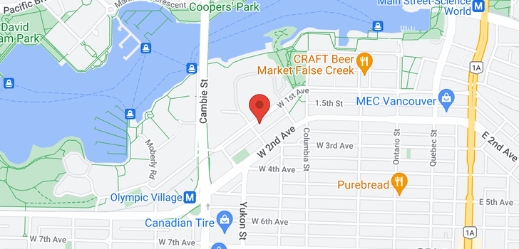 map of 296 W 1ST AVENUE